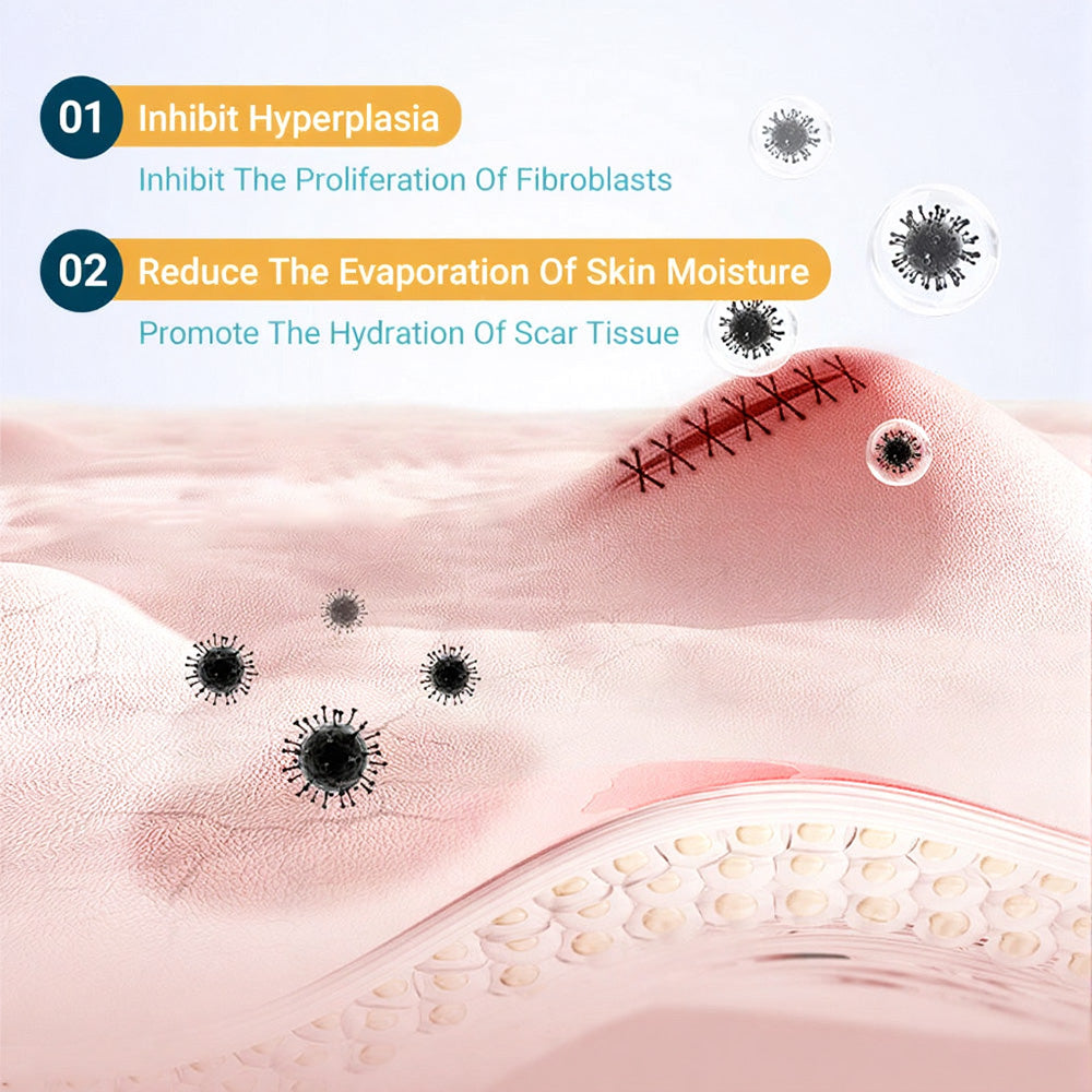 🍍Official Store |Cheemex® Hyaluronic Acid Nano Microneedle Repair Tape🗽🎉(Treatment of old and new scars, reduction of surgical scars, stretch marks, keloids, acne, burns, warts, dermatomes and varicose veins)