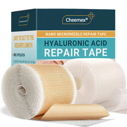 🍍Official Store |Cheemex® Hyaluronic Acid Nano Microneedle Repair Tape🗽🎉(Treatment of old and new scars, reduction of surgical scars, stretch marks, keloids, acne, burns, warts, dermatomes and varicose veins)