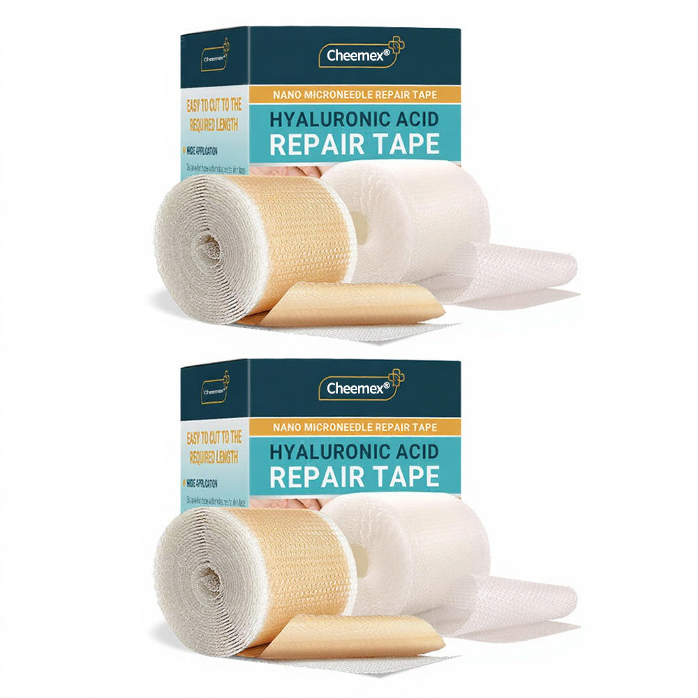 🍍Official Store |Cheemex® Hyaluronic Acid Nano Microneedle Repair Tape🗽🎉(Treatment of old and new scars, reduction of surgical scars, stretch marks, keloids, acne, burns, warts, dermatomes and varicose veins)